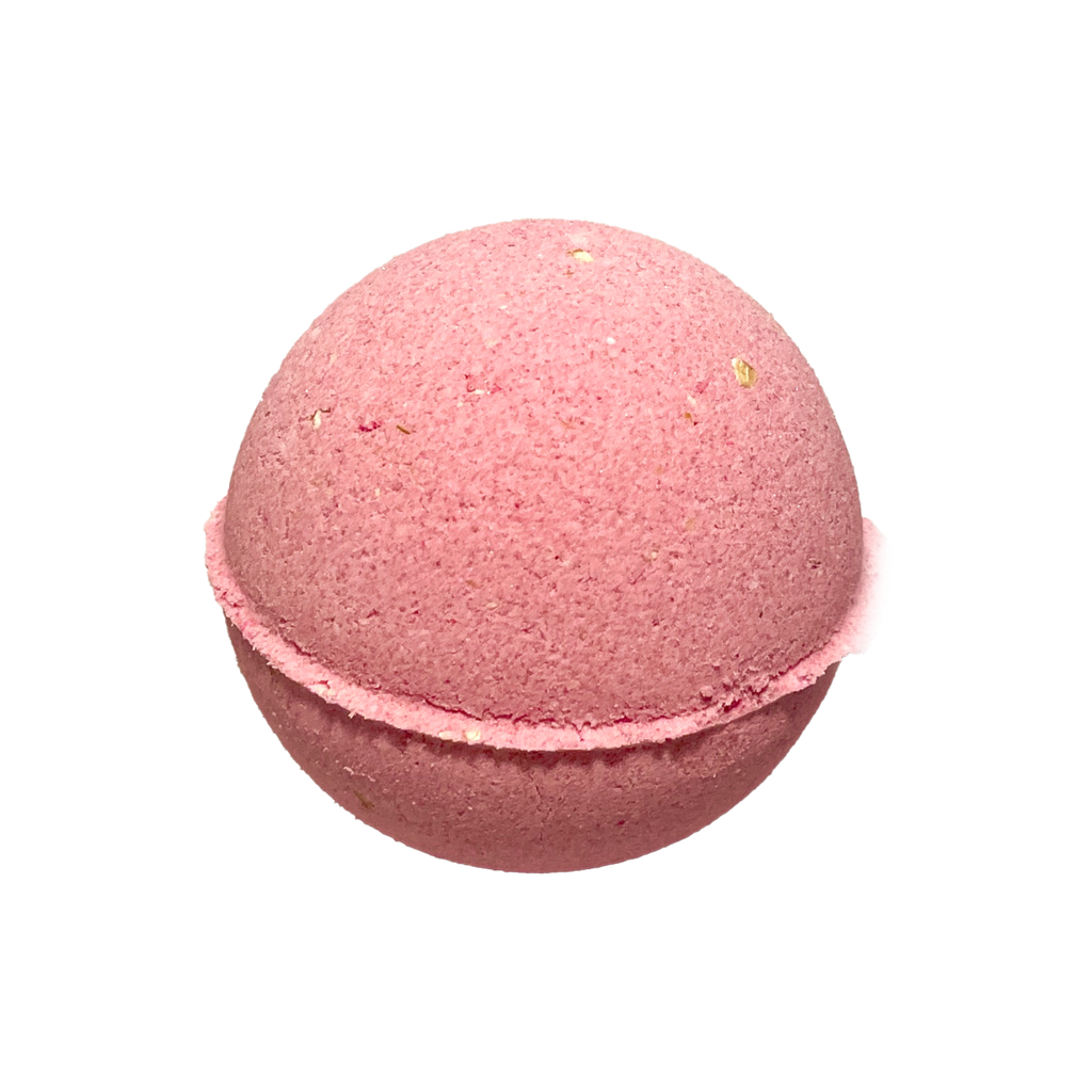Cherry Vanilla Oatmeal Skin Nourishing Natural Bath Bombs | 6 oz