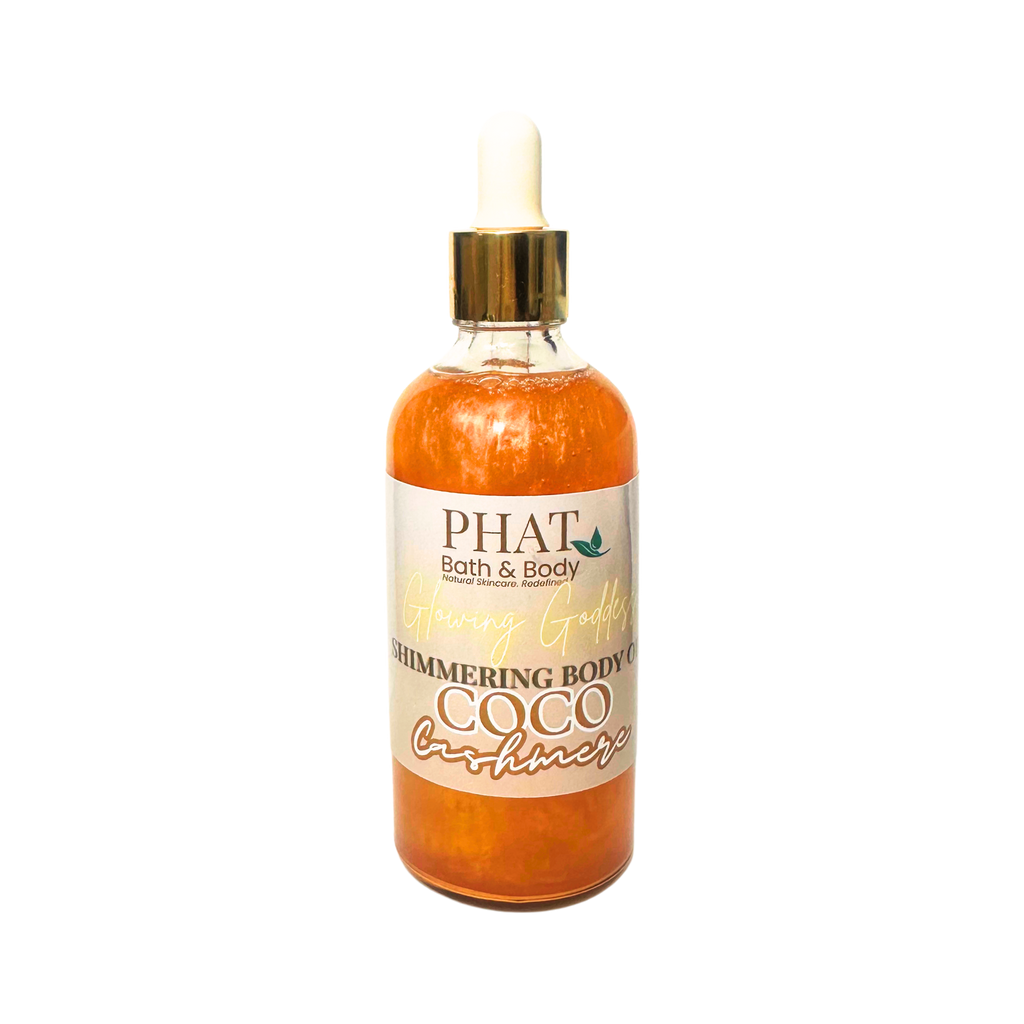 Coco Cashmere Glowing Goddess Natural Shimmer Body Oil Cocoa Butter Cashmere Type | 3.2 oz