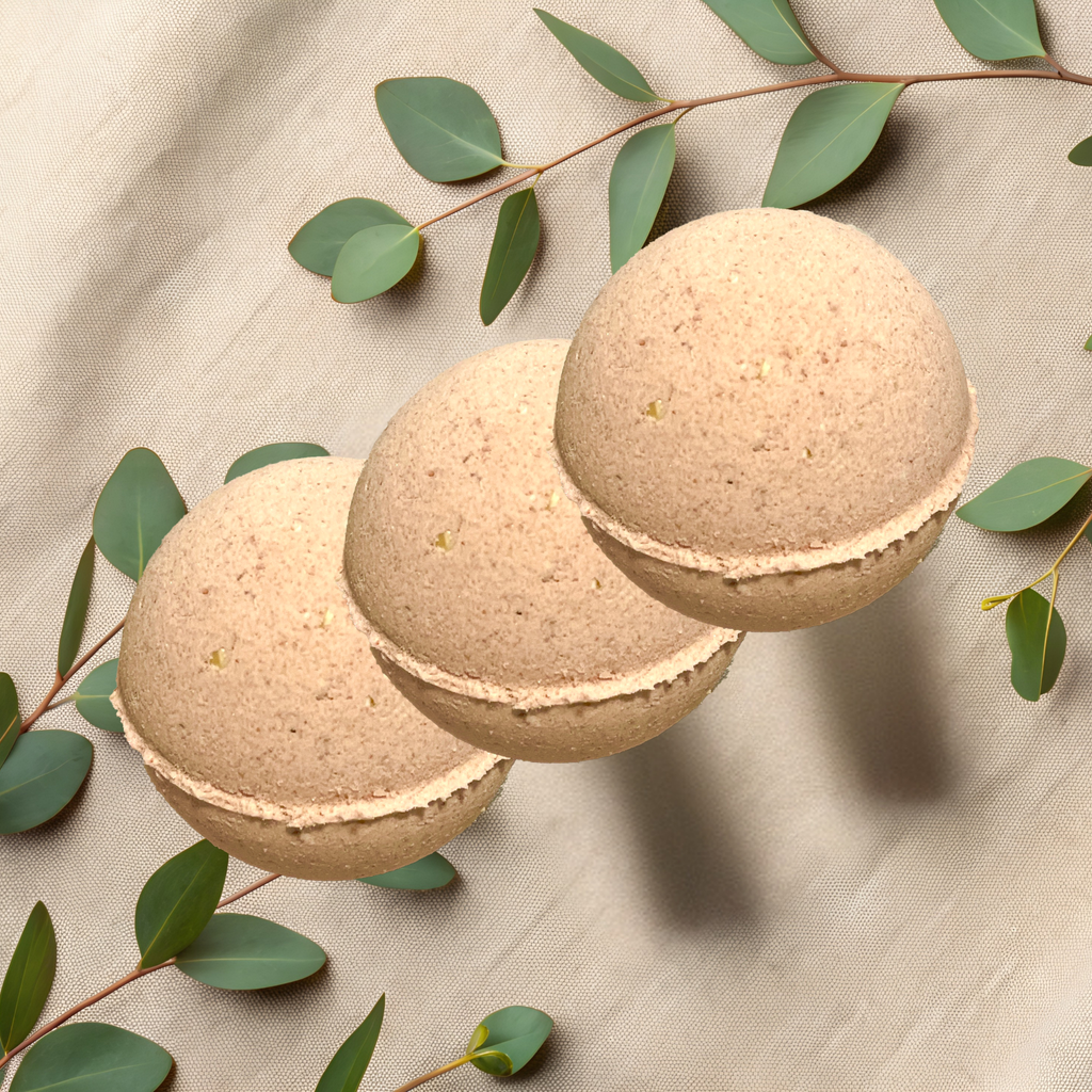 Coco Cashmere Natural Oatmeal Skin Nourishing Bath Bombs Cocoa Butter Cashmere Type | 6 oz