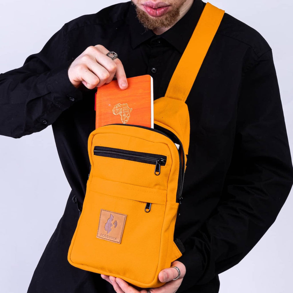 Large Canvas Crossbody Sling Bag for Men & Women | Umoja
