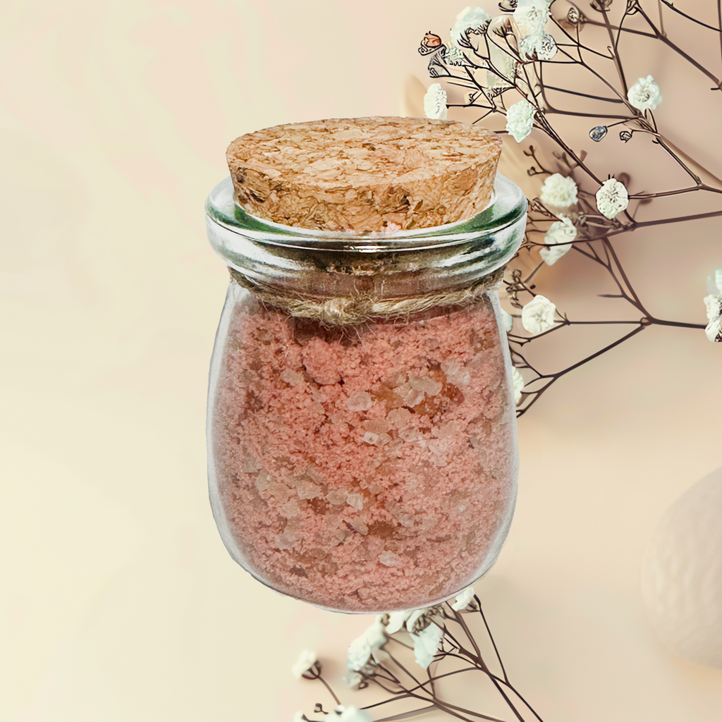 Cranberry Spice Natural Bath Salts with Kaolin Clay Avocado Oil & Sea Salt Bath Soak | 3.5 oz