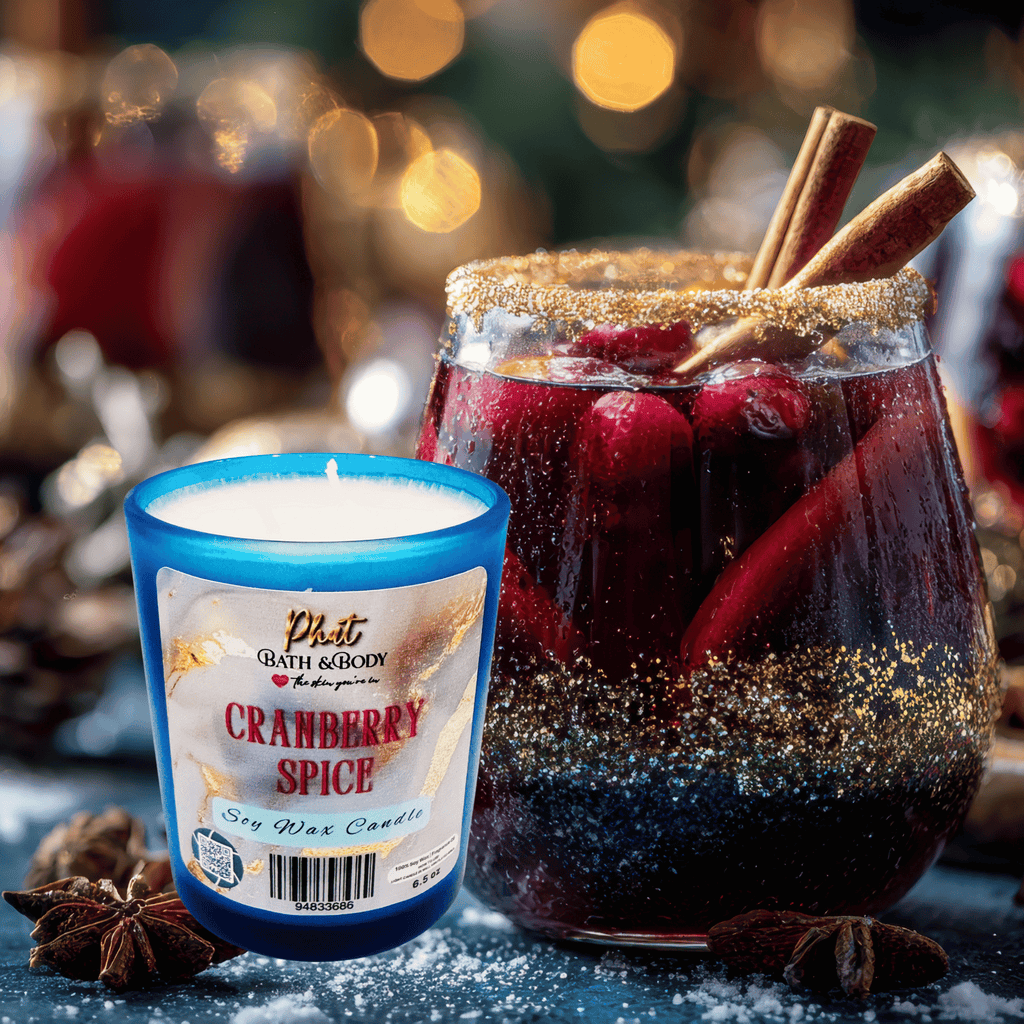 Cranberry Spice Natural Soy Wax Candle | 6.5 oz
