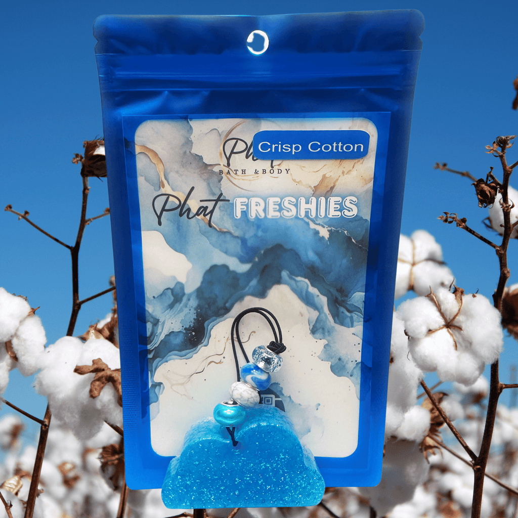 Crisp Cotton| Phat Freshie Car Air Freshener Cloud Downy Type