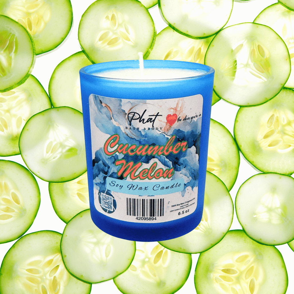 Cucumber Melon Natural Soy Wax Candle | 6.5 oz
