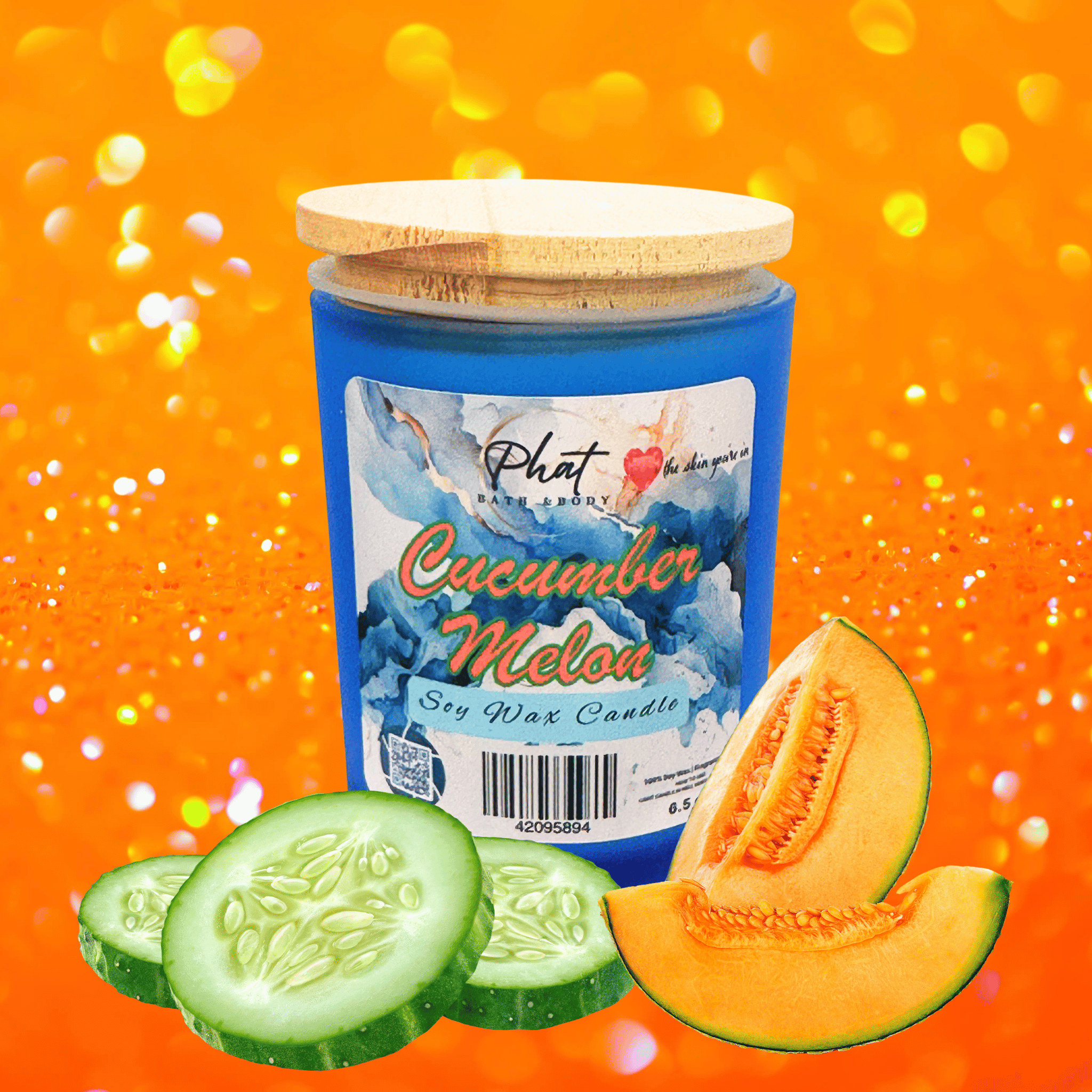 Cucumber Melon Natural Soy Wax Candle | 6.5 oz