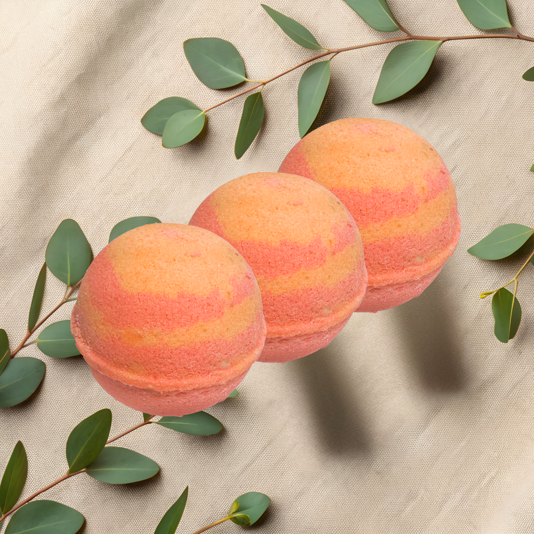 Currant & Sandalwood Oatmeal Skin Nourishing Natural Bath Bombs with Vitamin E | 6 oz