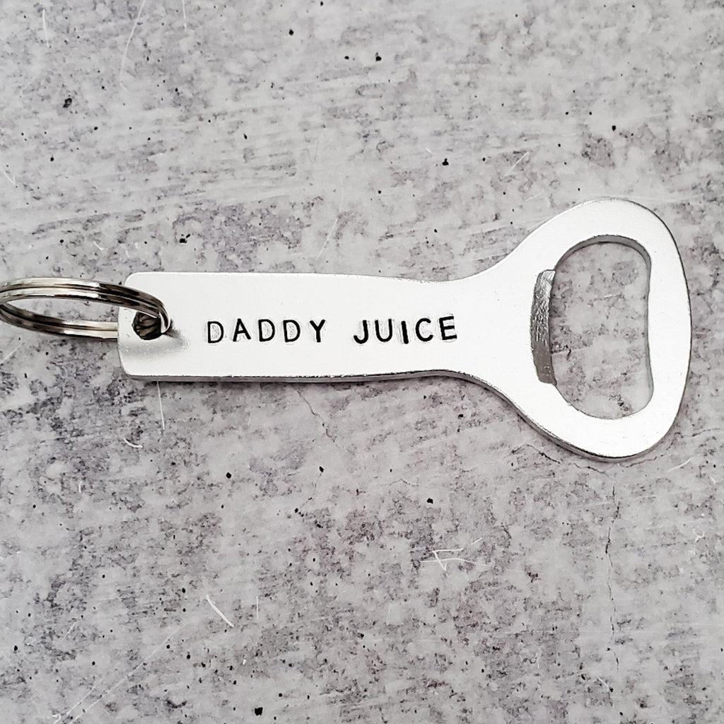 DADDY JUICE Flaschenöffner-Schlüsselanhänger