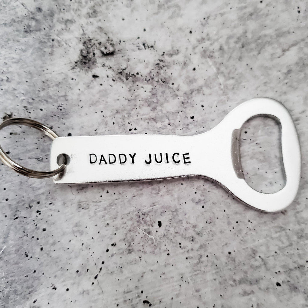 DADDY JUICE Flaschenöffner-Schlüsselanhänger