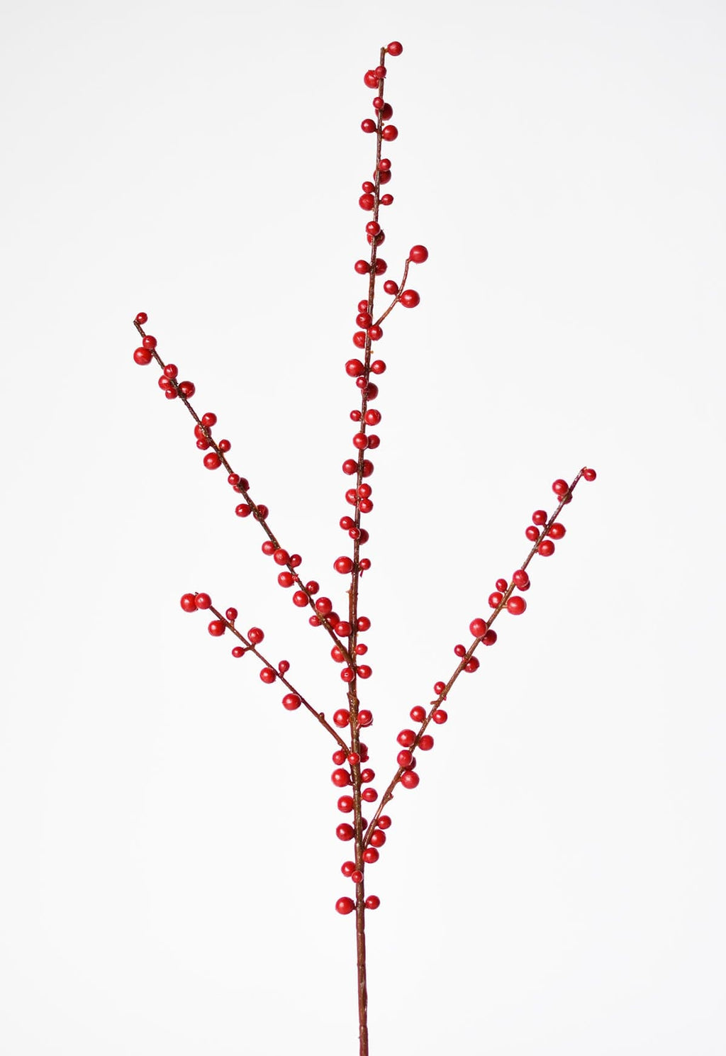 71 cm Kunst-Beerenstiel für den Außenbereich, rot