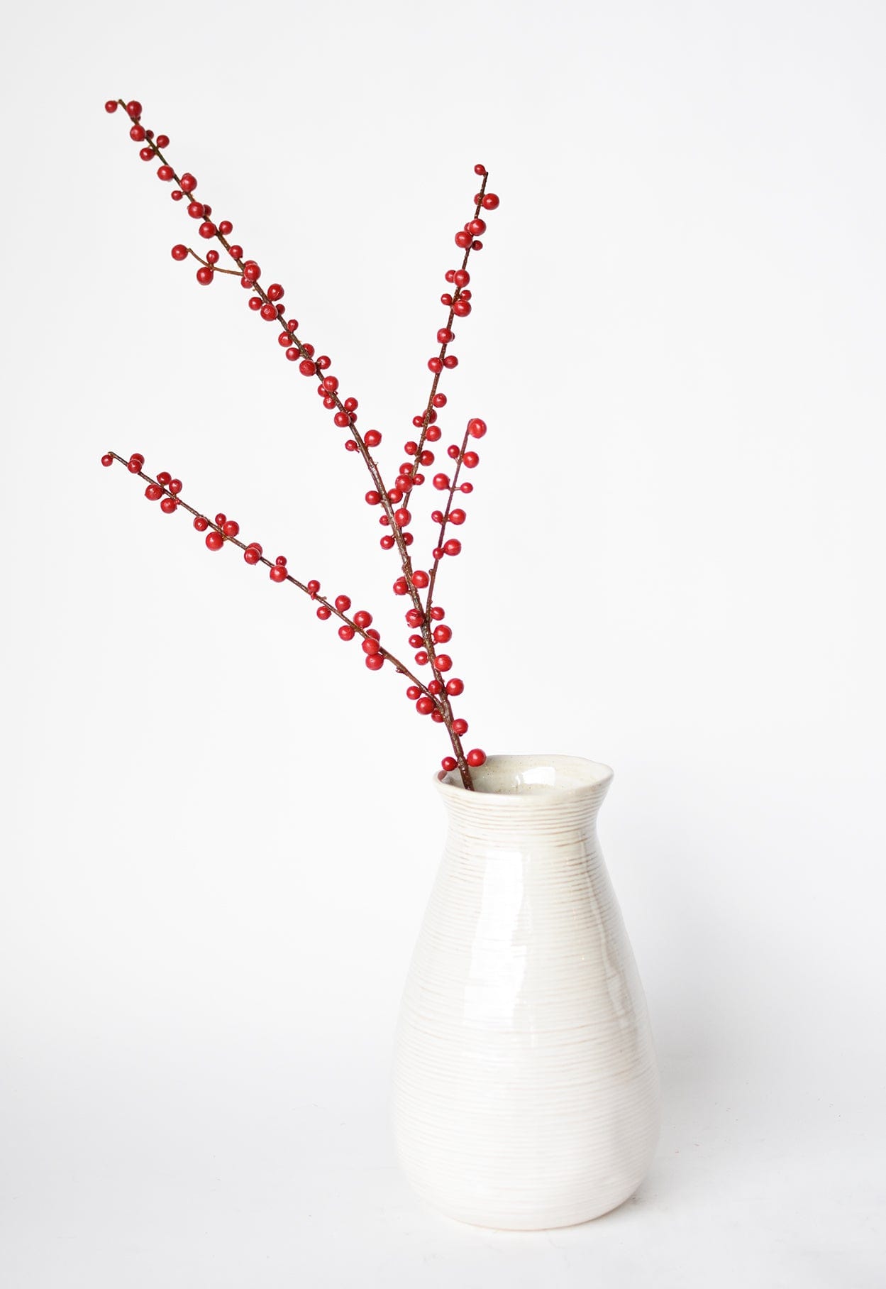 71 cm Kunst-Beerenstiel für den Außenbereich, rot