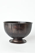 5.25"x8" Ribbed Tin Compote