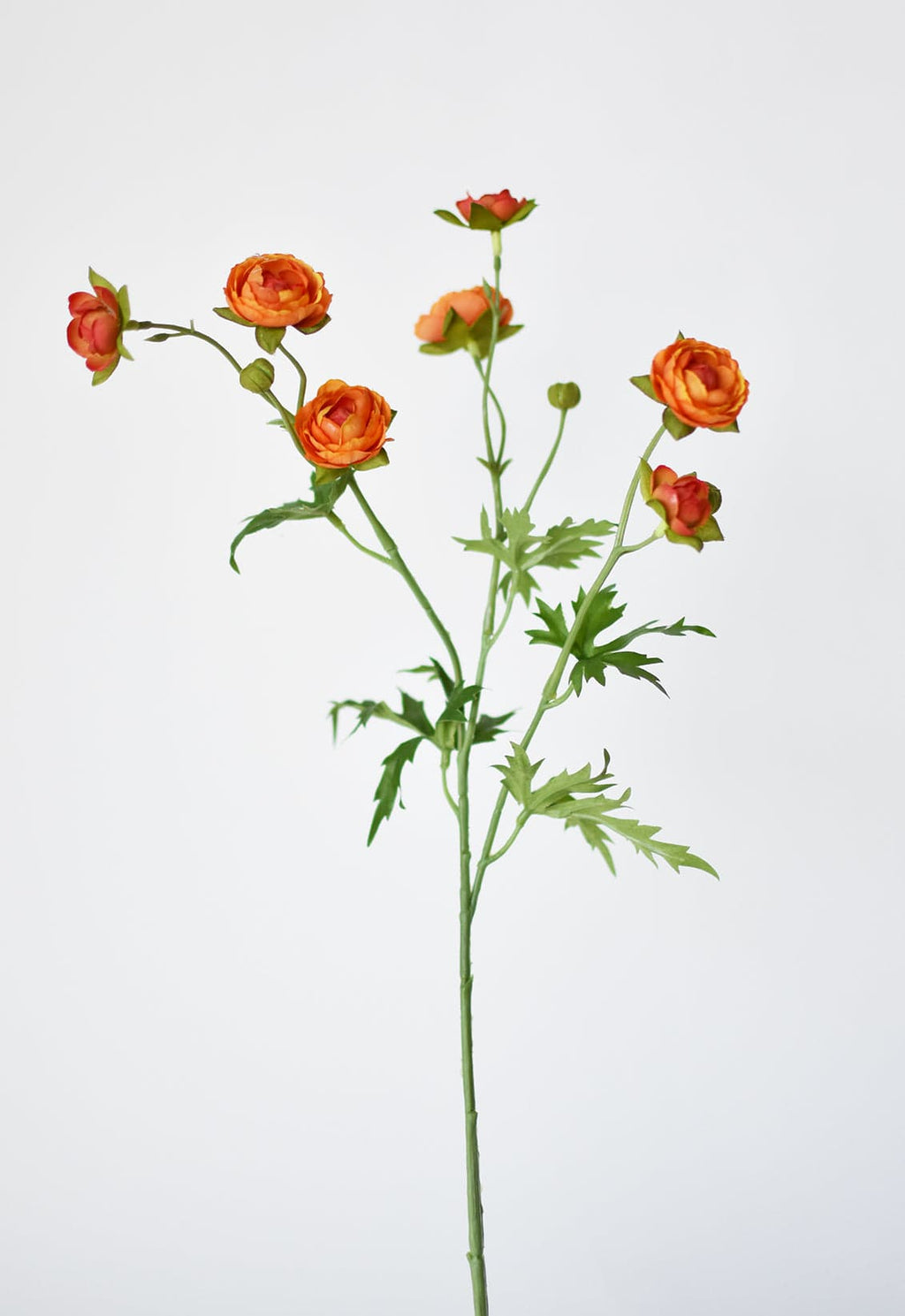 22" Künstlicher Mini-Orangen-Ranunkel-Stiel