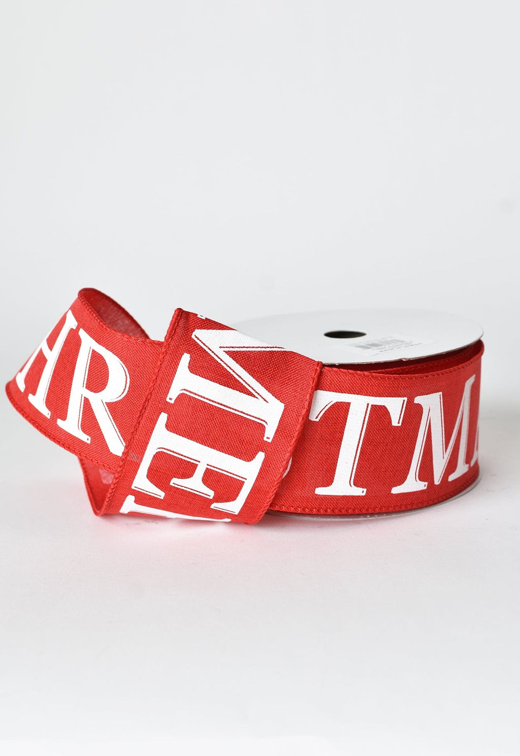2,5" x 10yd Rotes Merry Christmas Band
