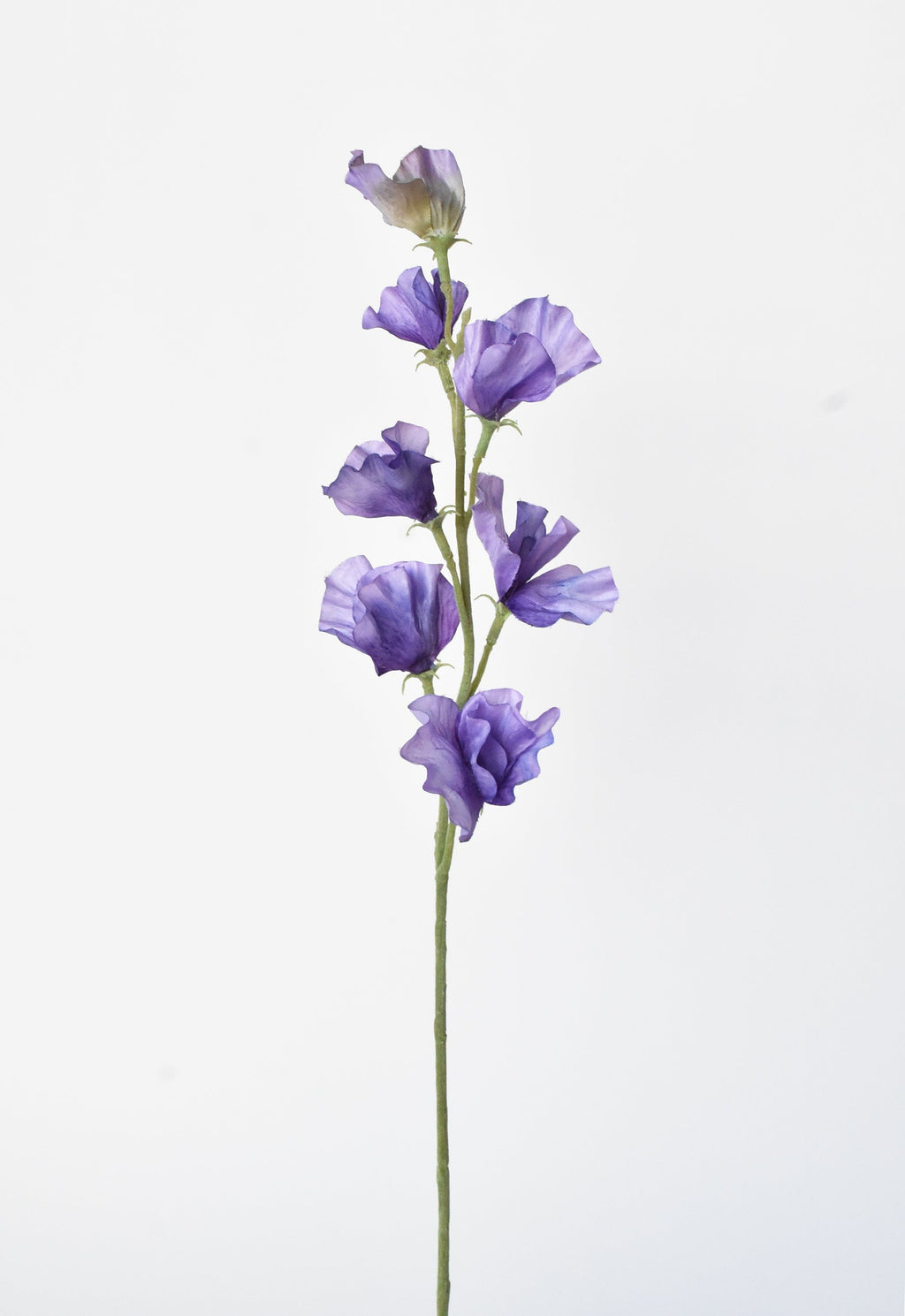 22" Faux Purple Sweet Pea Stem