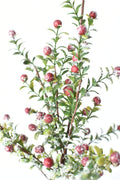 21" Kunst-Frostgrün mit roten Beeren am Stiel