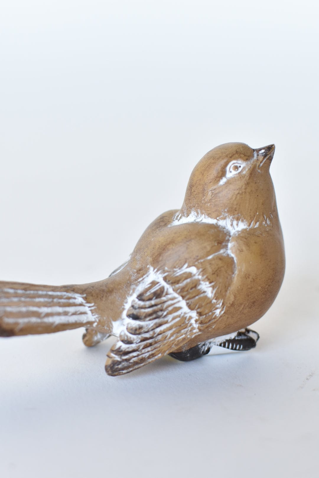 Vögel mit Antik-Holz-Finish (2er-Set)