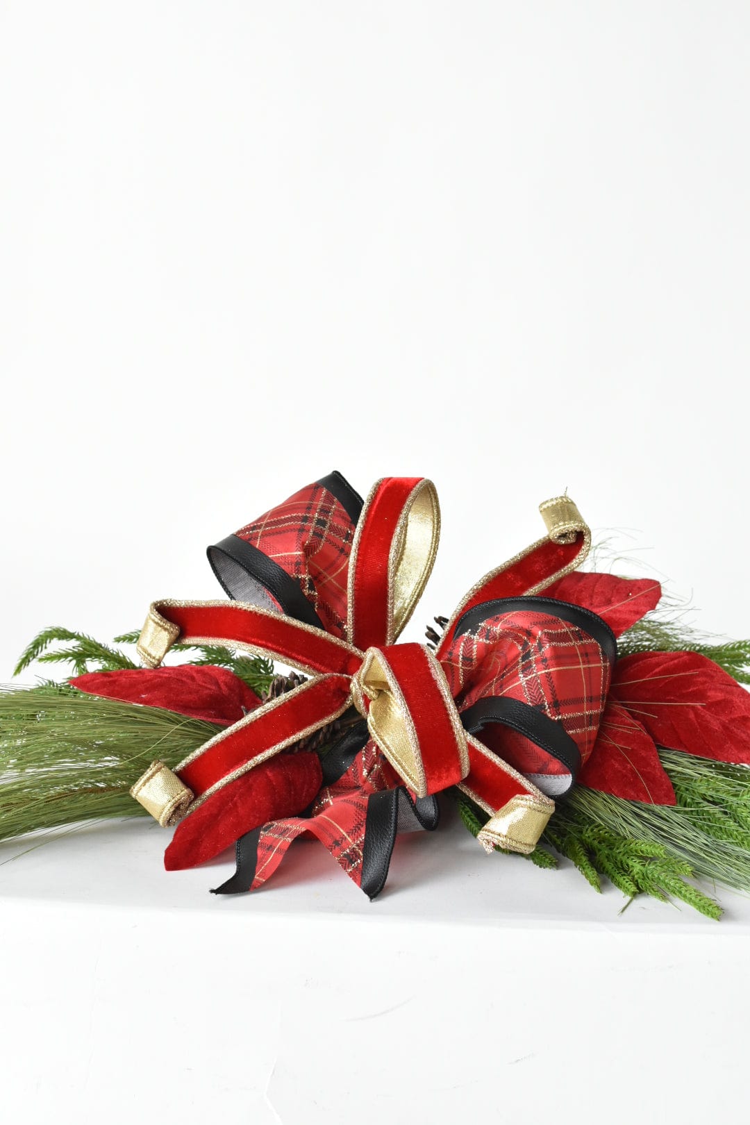 Florale Girlande des Weihnachtsmanns