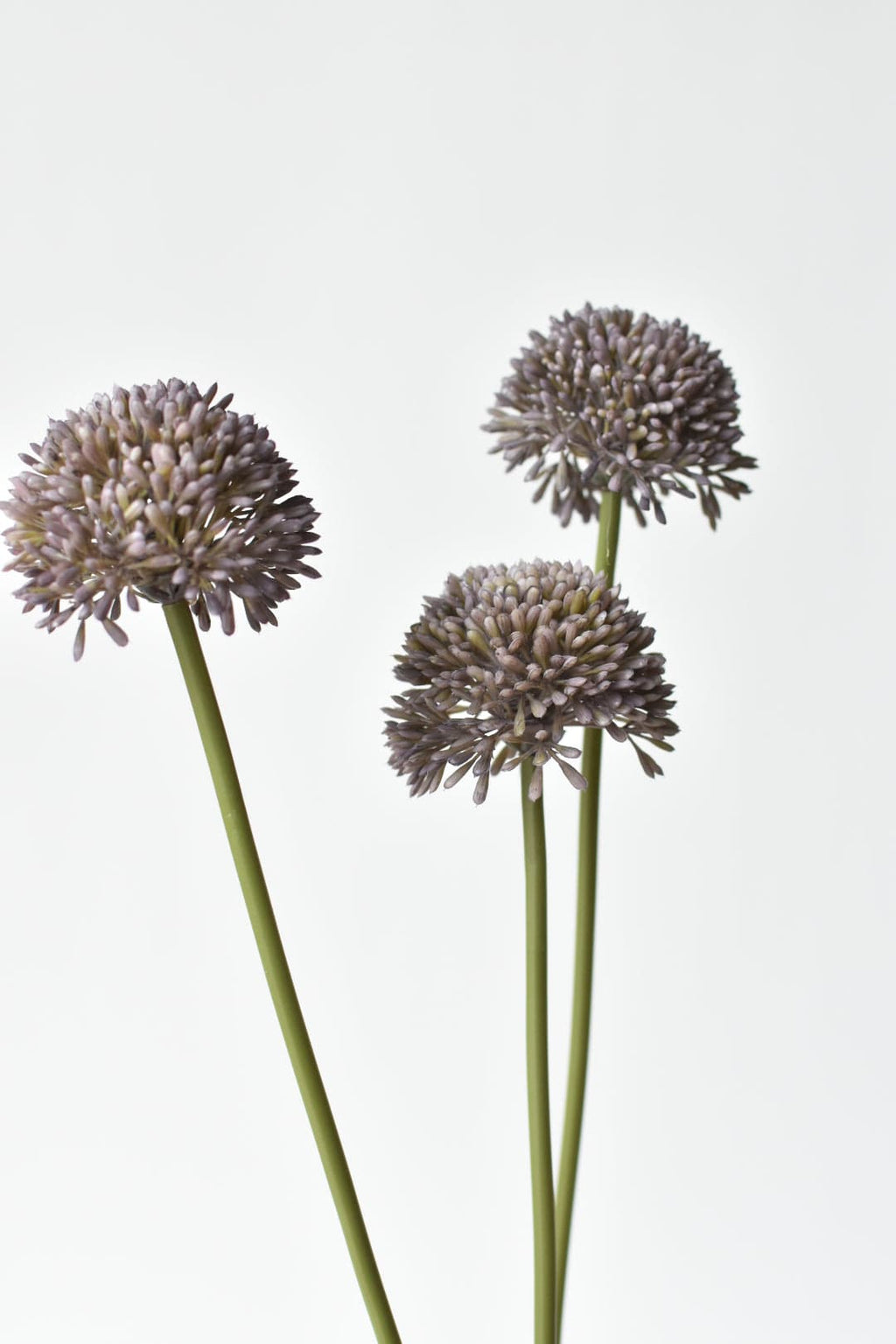 17,5" Künstlicher lila Allium-Spray-Stiel