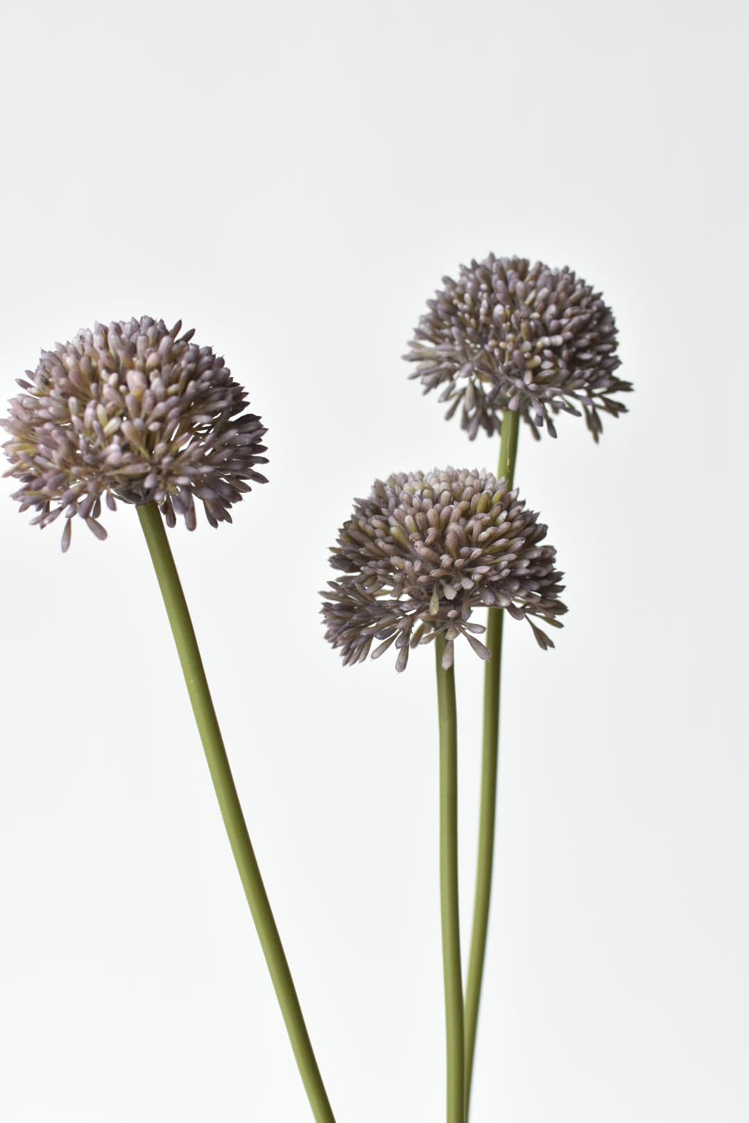 17,5" Künstlicher lila Allium-Spray-Stiel