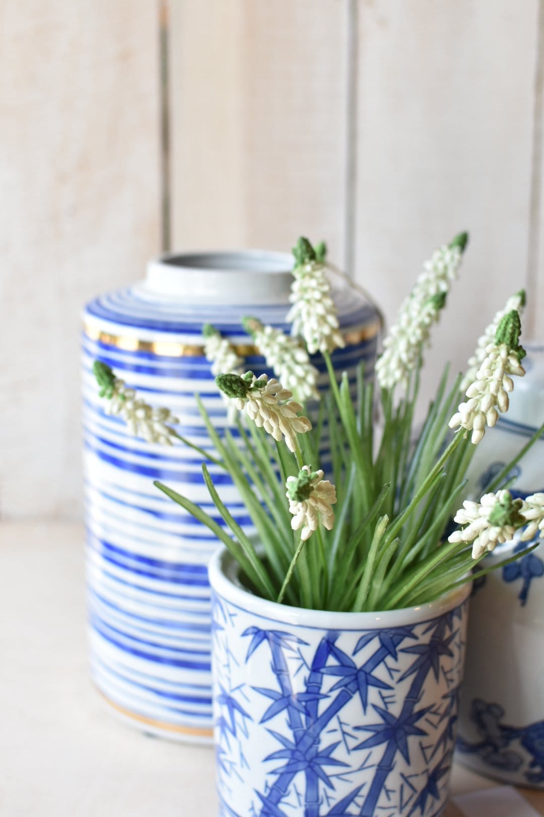 12,5" Künstliche Weiße Muscari-Traubenhyazinthe