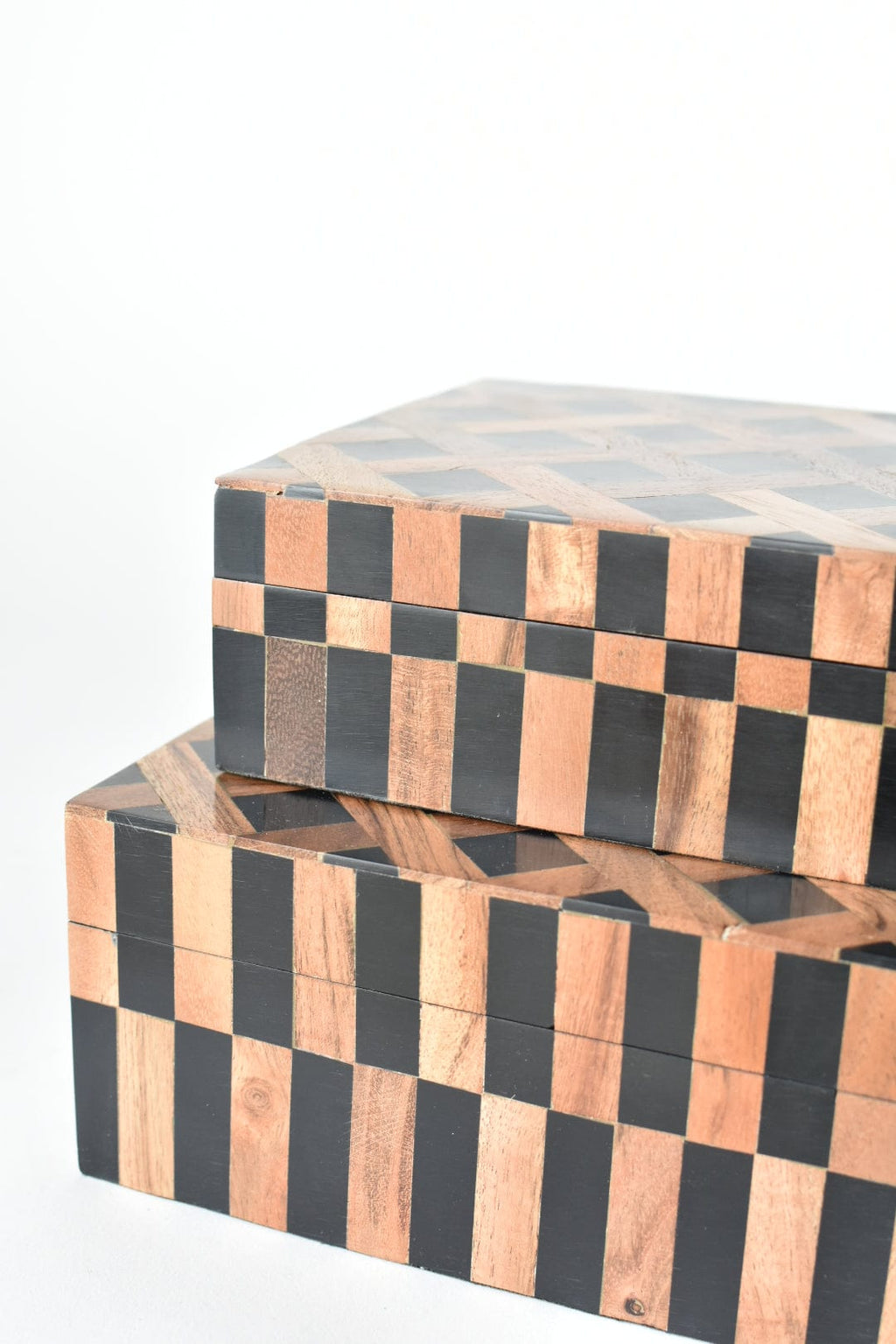 Sm Wood Weave Box