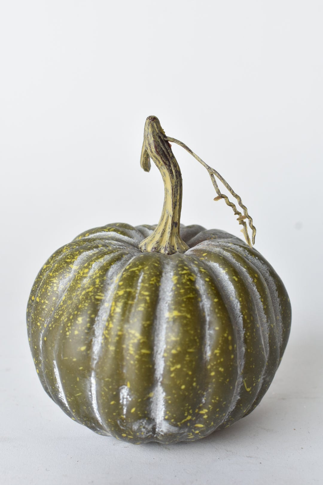 15 cm künstlicher grüner Kürbis