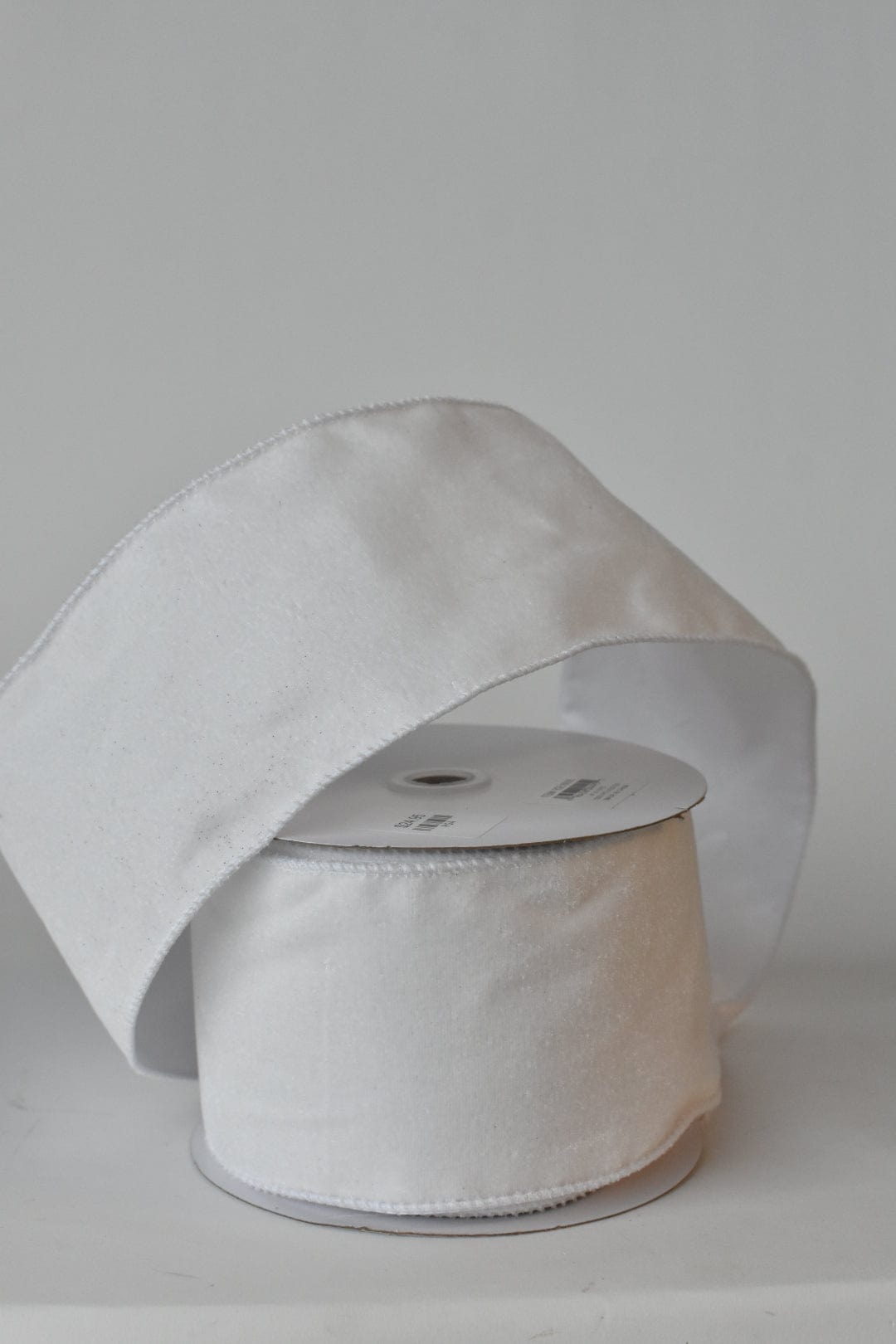 10 cm weißes Samtband