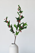38" Künstlicher Holly-Zweig mit echter Haptik