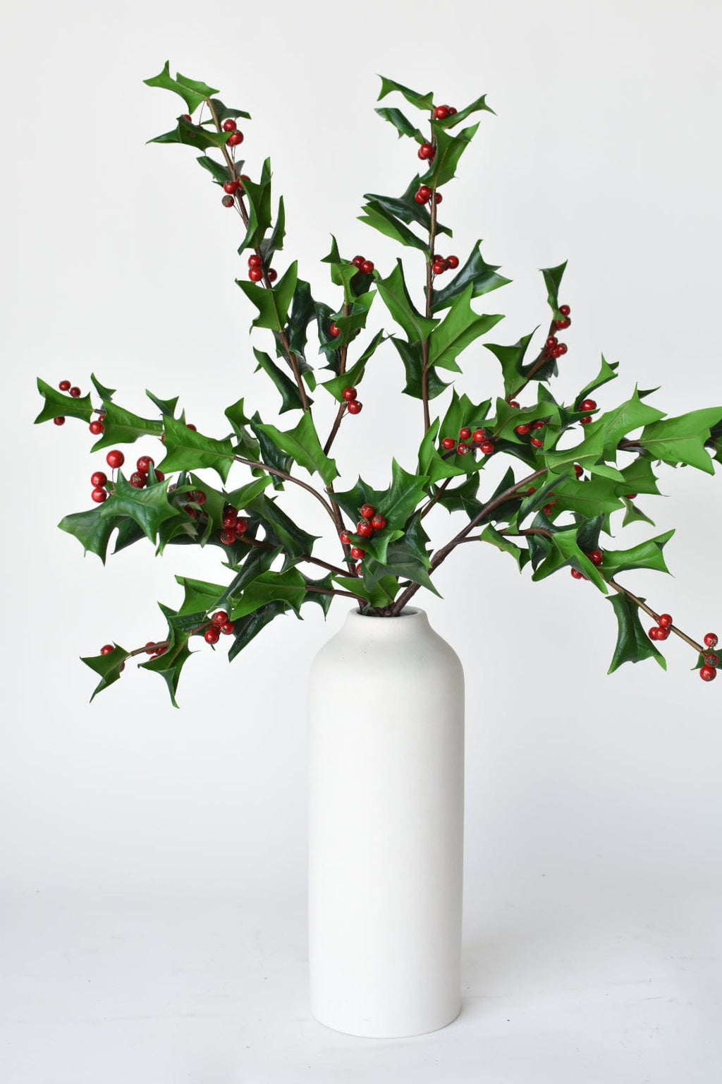 38" Künstlicher Holly-Zweig mit echter Haptik