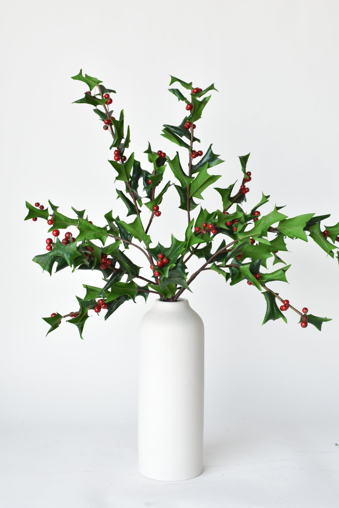 38" Künstlicher Holly-Zweig mit echter Haptik