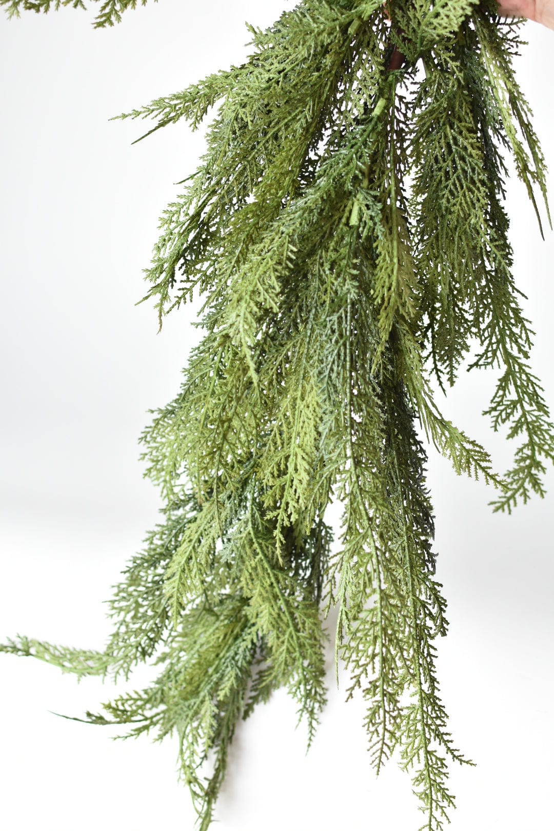 122 cm künstlicher Zedernmantel-Schmuck