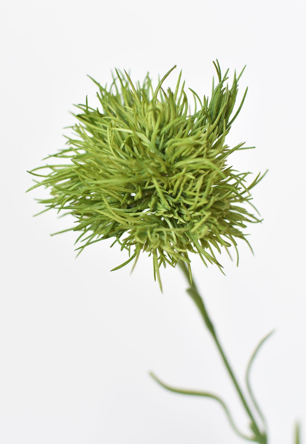 23" Faux Green Dianthus Stem