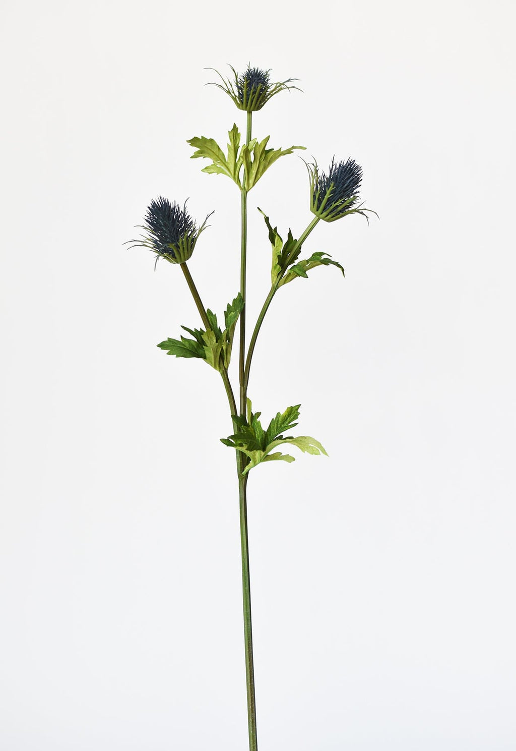 32.5" Faux Blue Thistle Stem