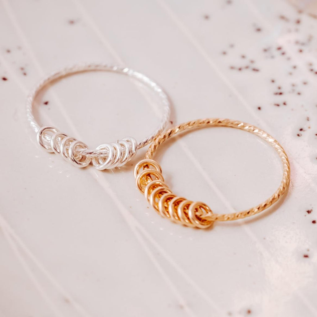 Zierlicher Fidget-Ring