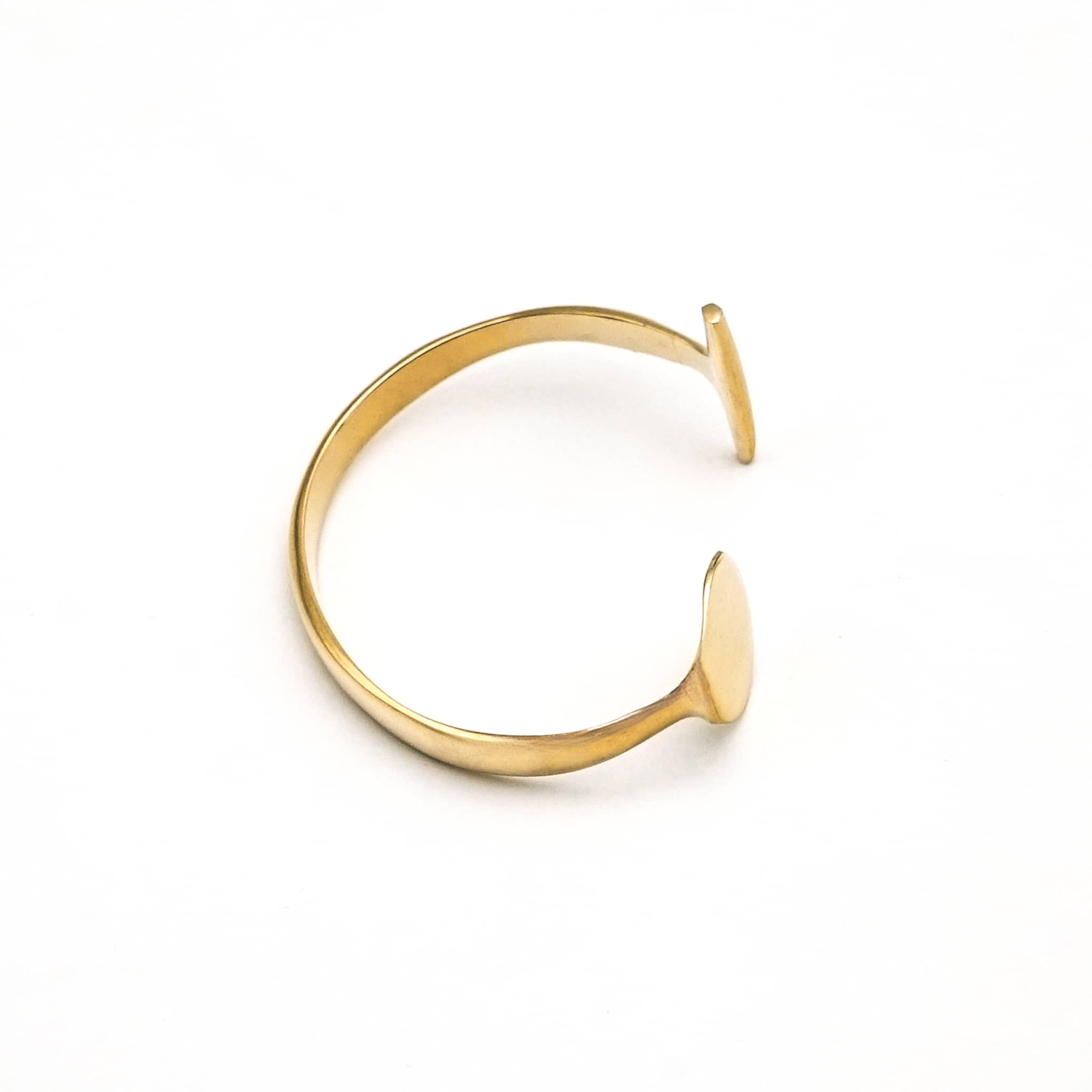 Dice and T-Bar Brass Cuff Bracelet | Jua