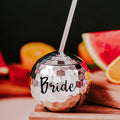 Disco Ball Bridal Party Personalized Tumbler