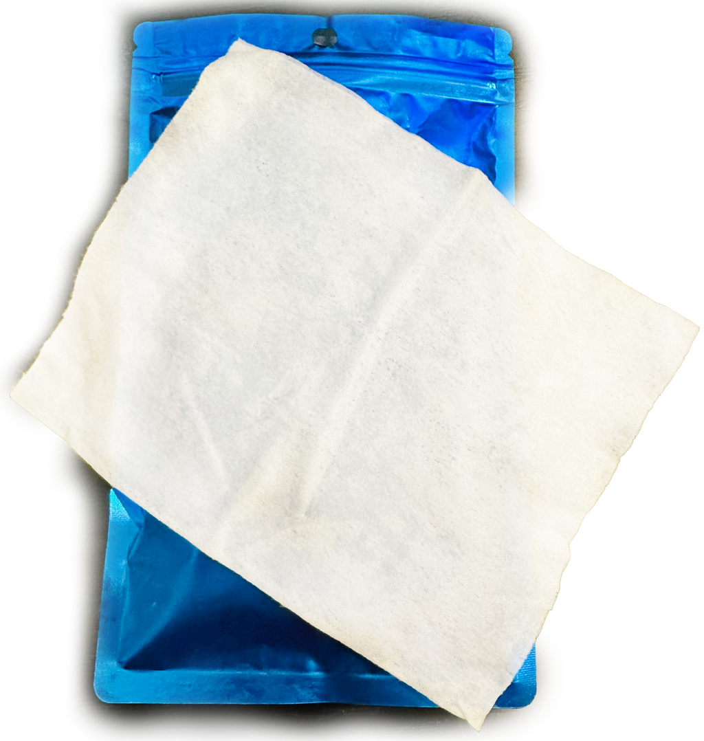 Amber & Lavender Disposable Natural Facial Cloths Rosehip Oil Makeup Remover | 10 Cloths