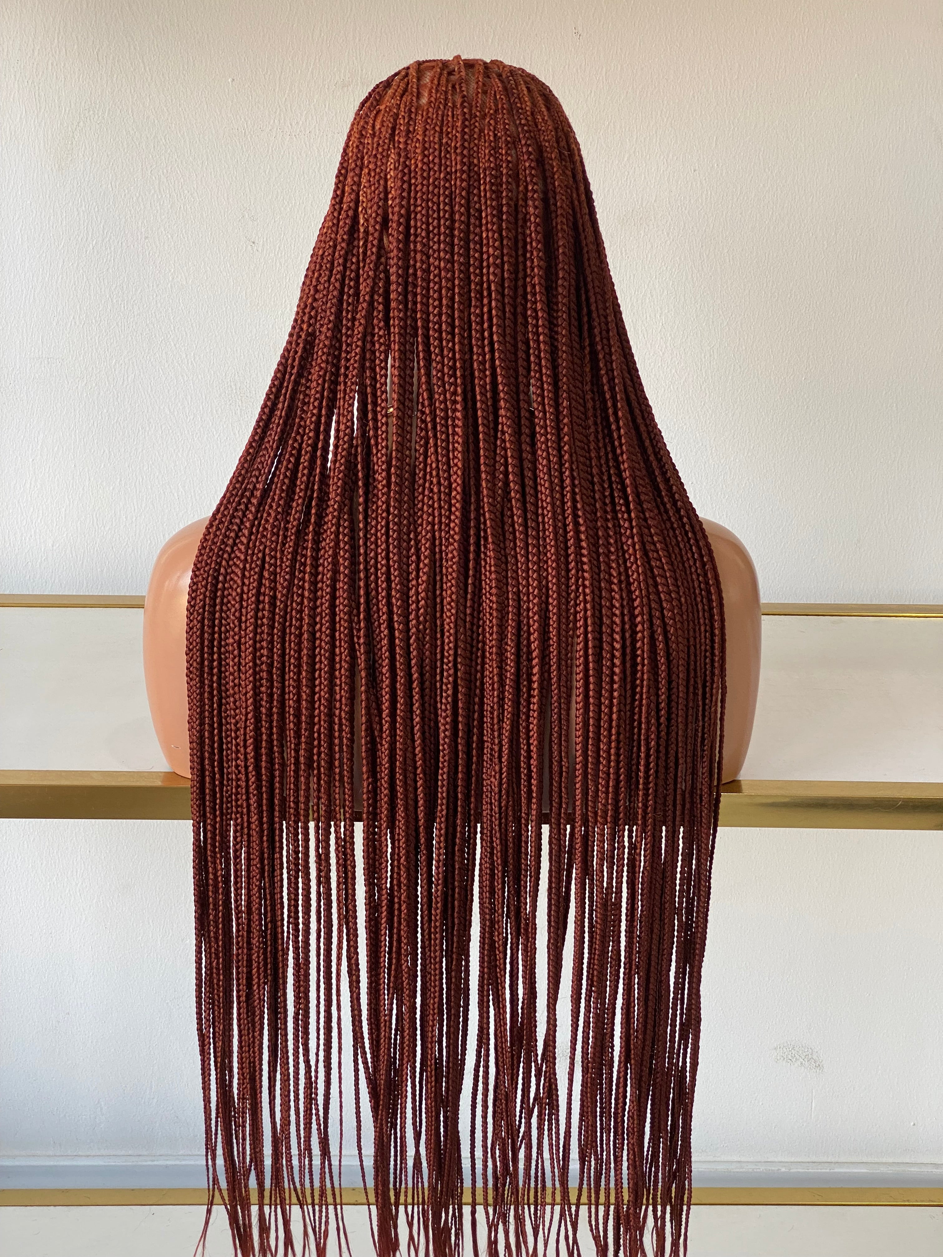 Versandbereit – knotenlose vollständige Lace-Perücke 350 Wurzel
