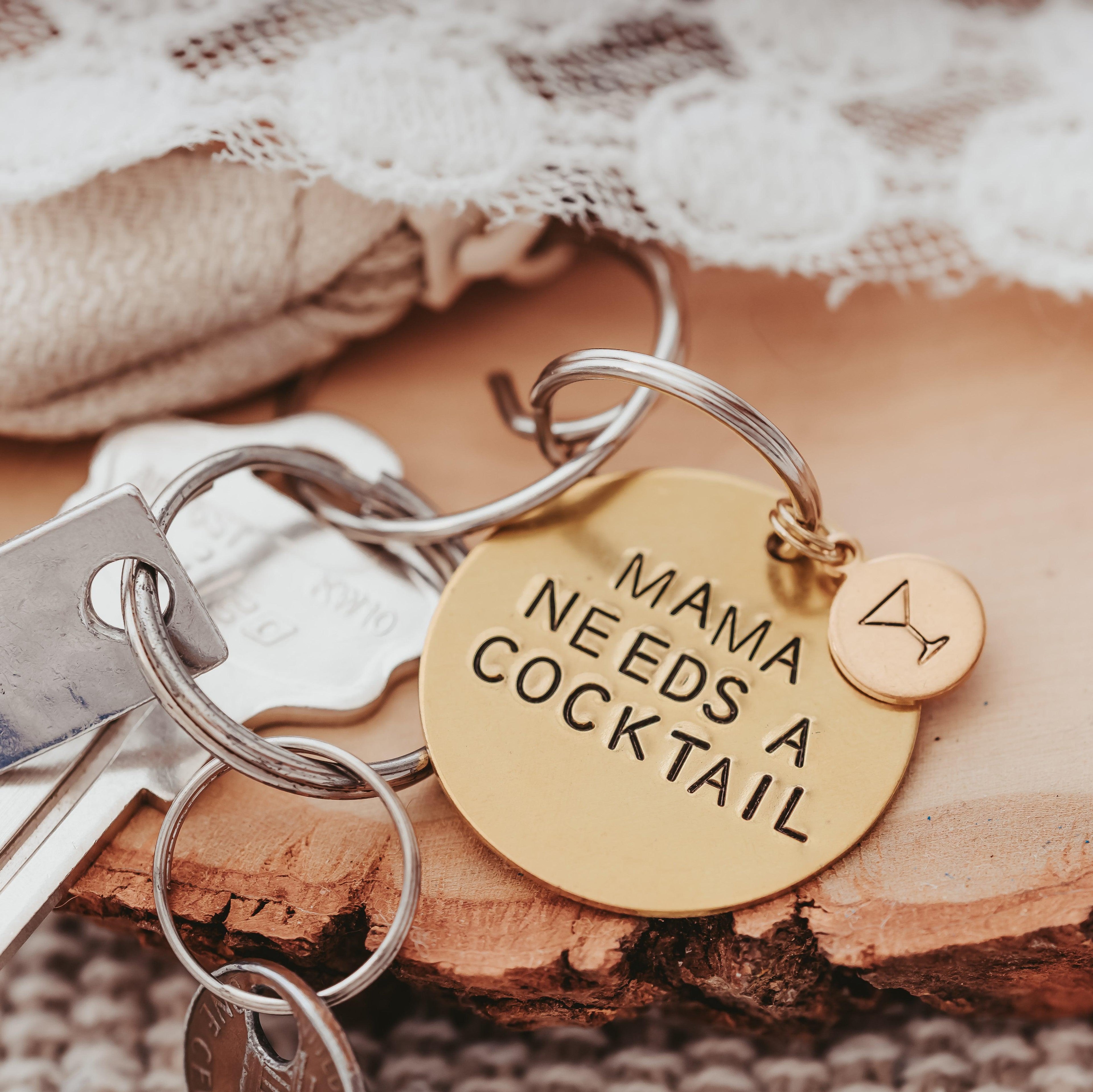 FEELIN' MYSELF Brass Disc Keychain