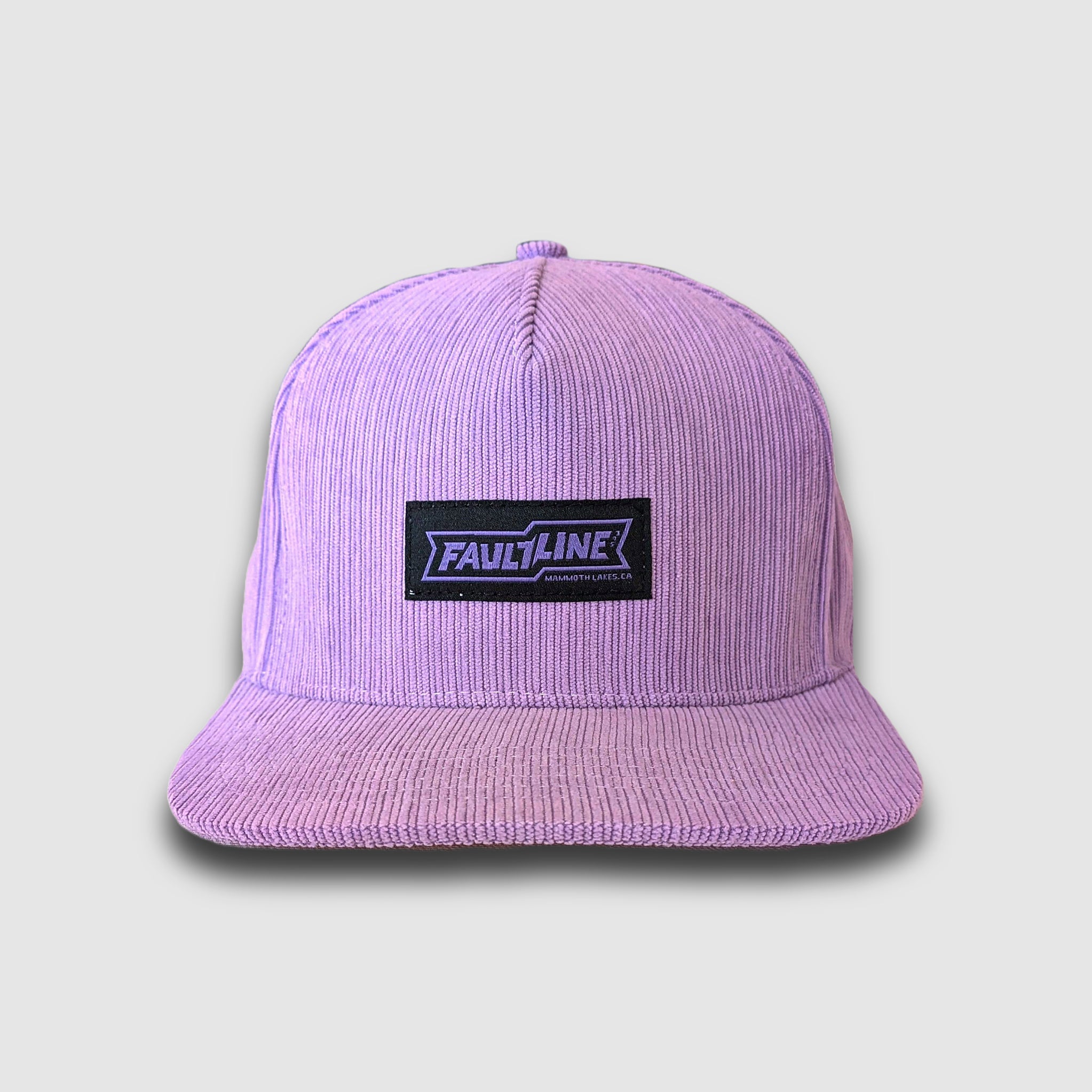Corduroy Snapback Hat - Lilac