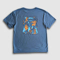 Wild Friends Sustainable Tee - Blue Grey