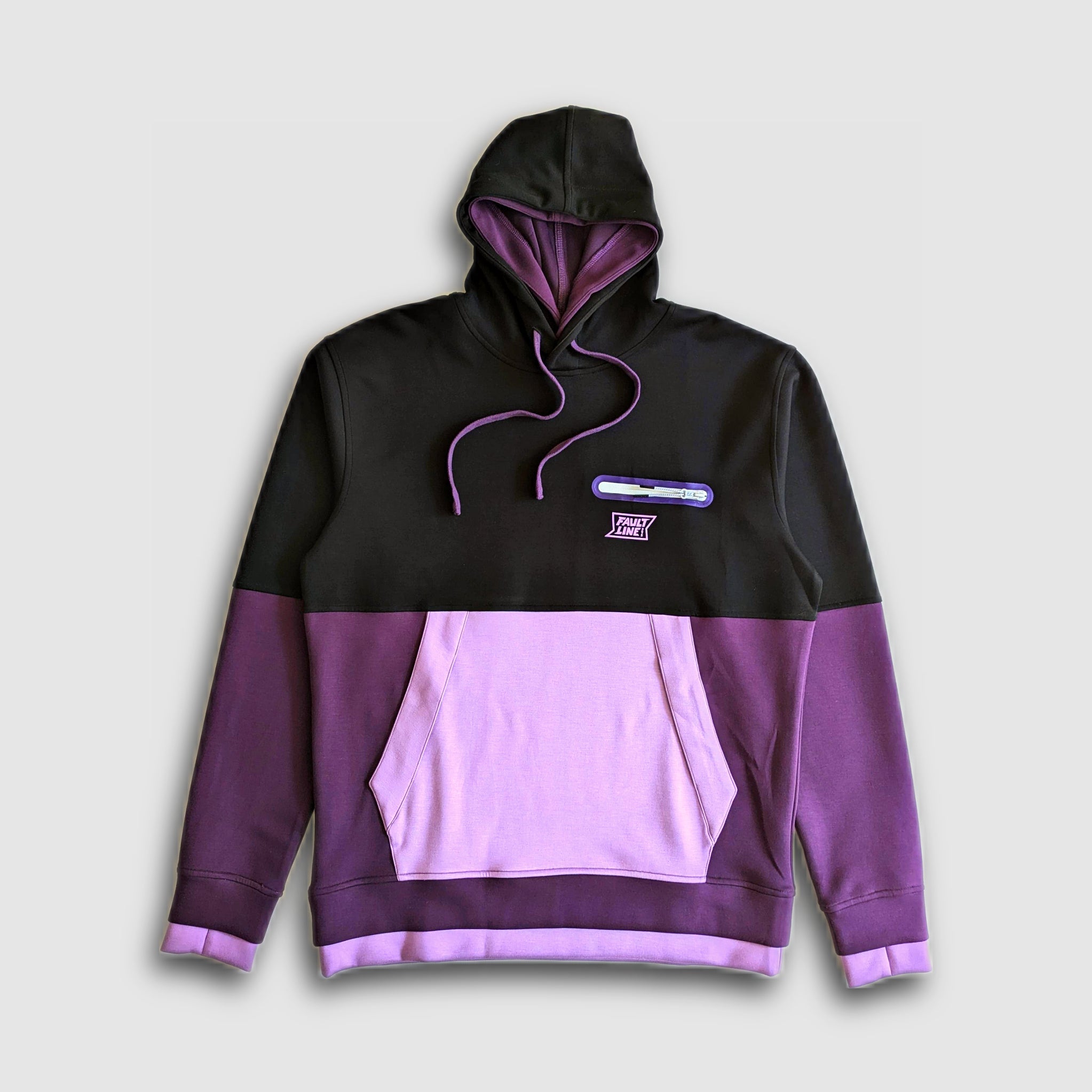 Cloud 9 Tech Hoodie - Black/Purple