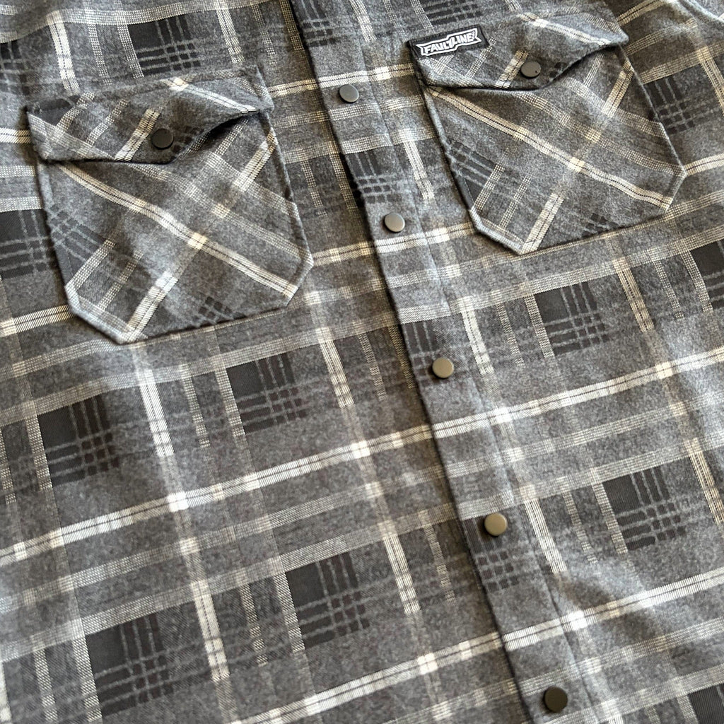 Highland Tech Flannel - Dark Heather Gray/Black