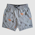 Langley Stretch Short - Grey Bear Print
