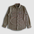 Highland Tech Flannel - Mint/Maroon