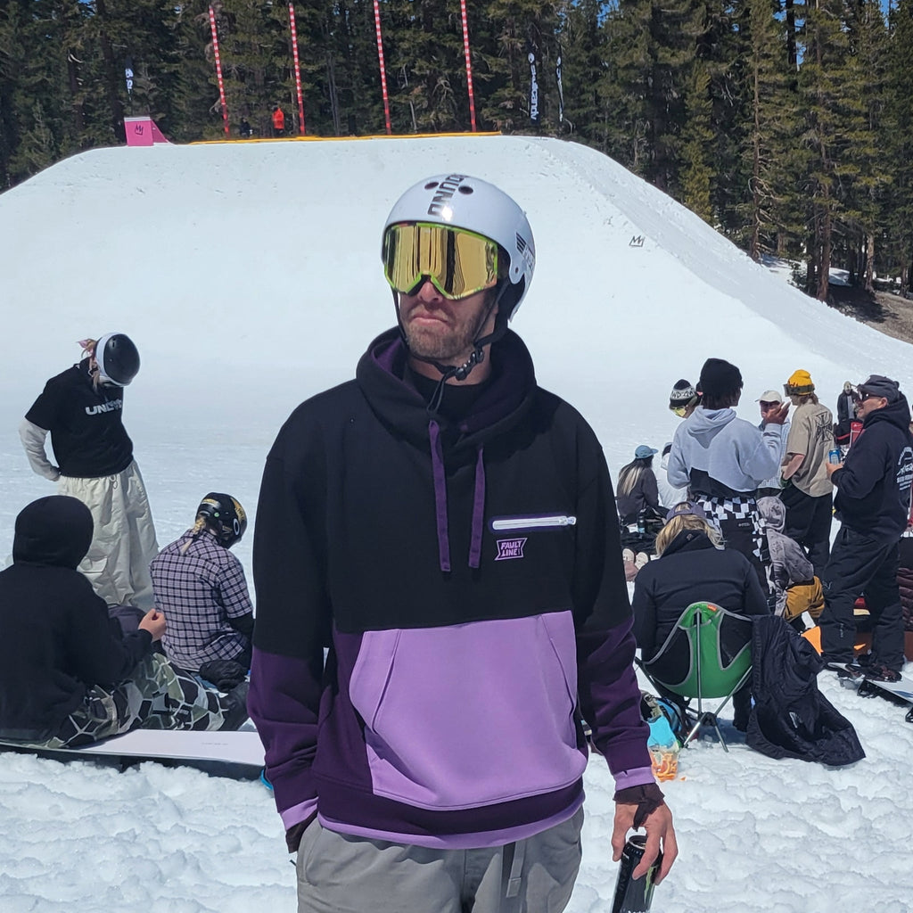 Cloud 9 Tech Hoodie - Black/Purple