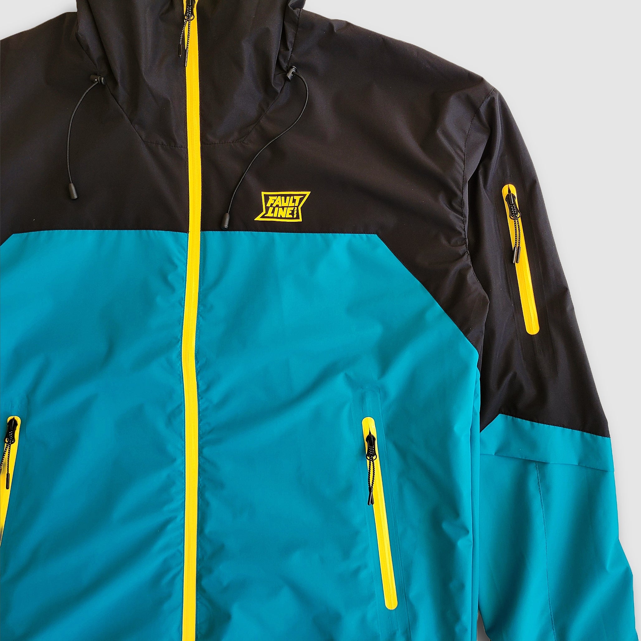 Forest Trail Waterproof Jacket - Black/Teal