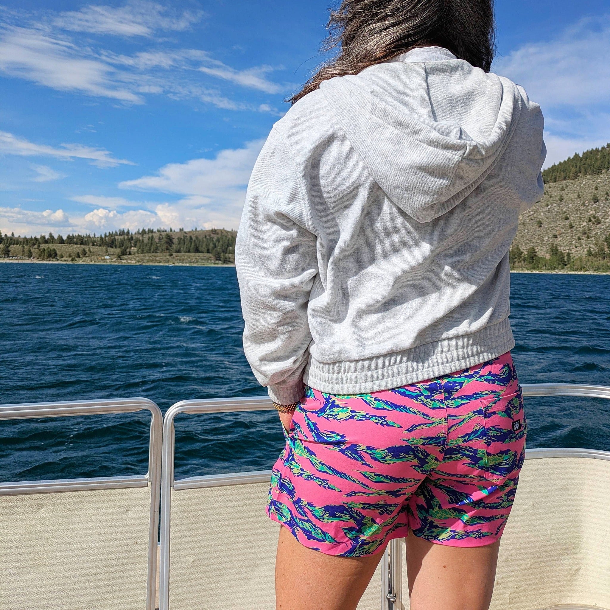 Women's Mountain Short - Pink Tiger Camo