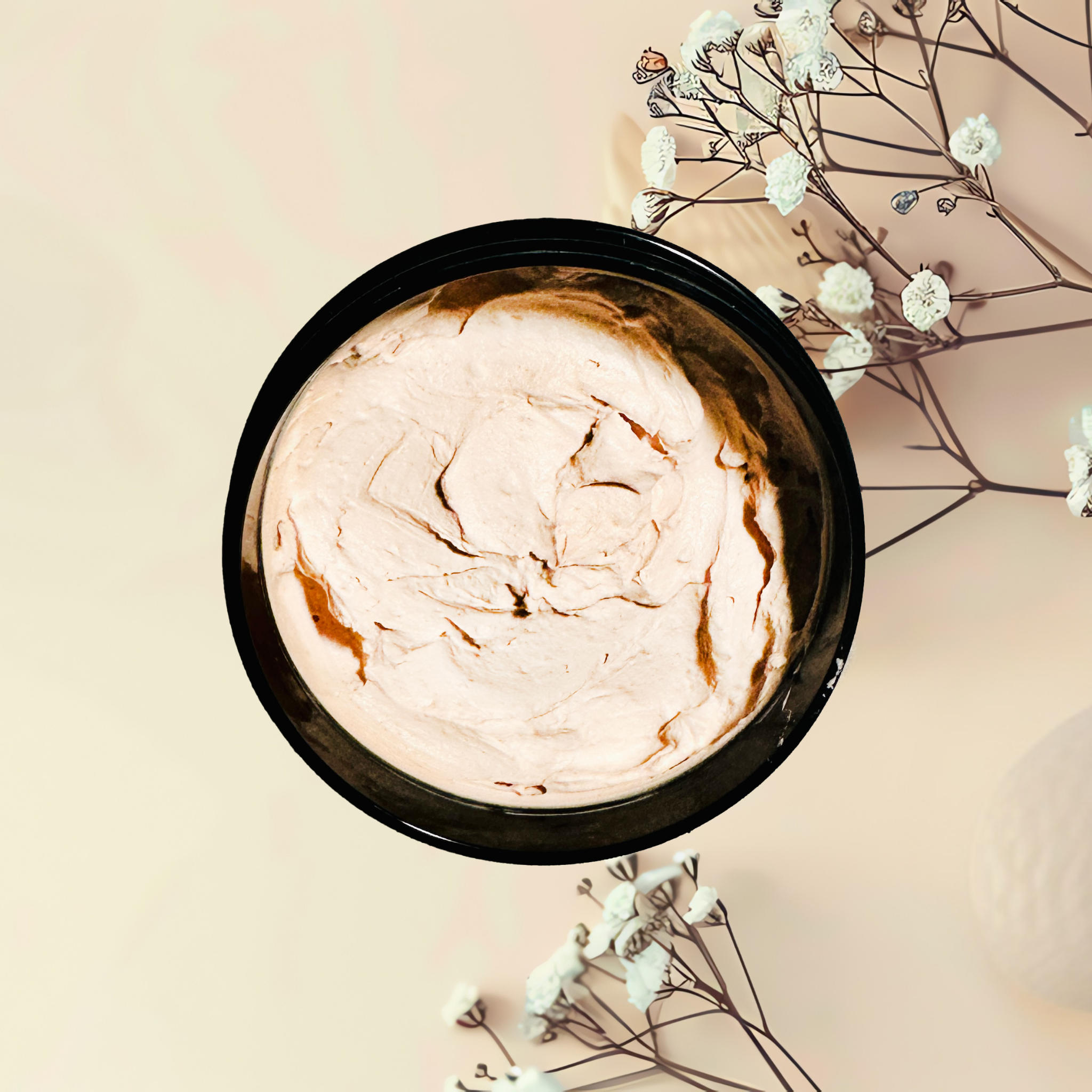 French Rose Natural Cleansing Clay Mask with Sea Moss Vitamin E and Avocado Oil | 4 oz