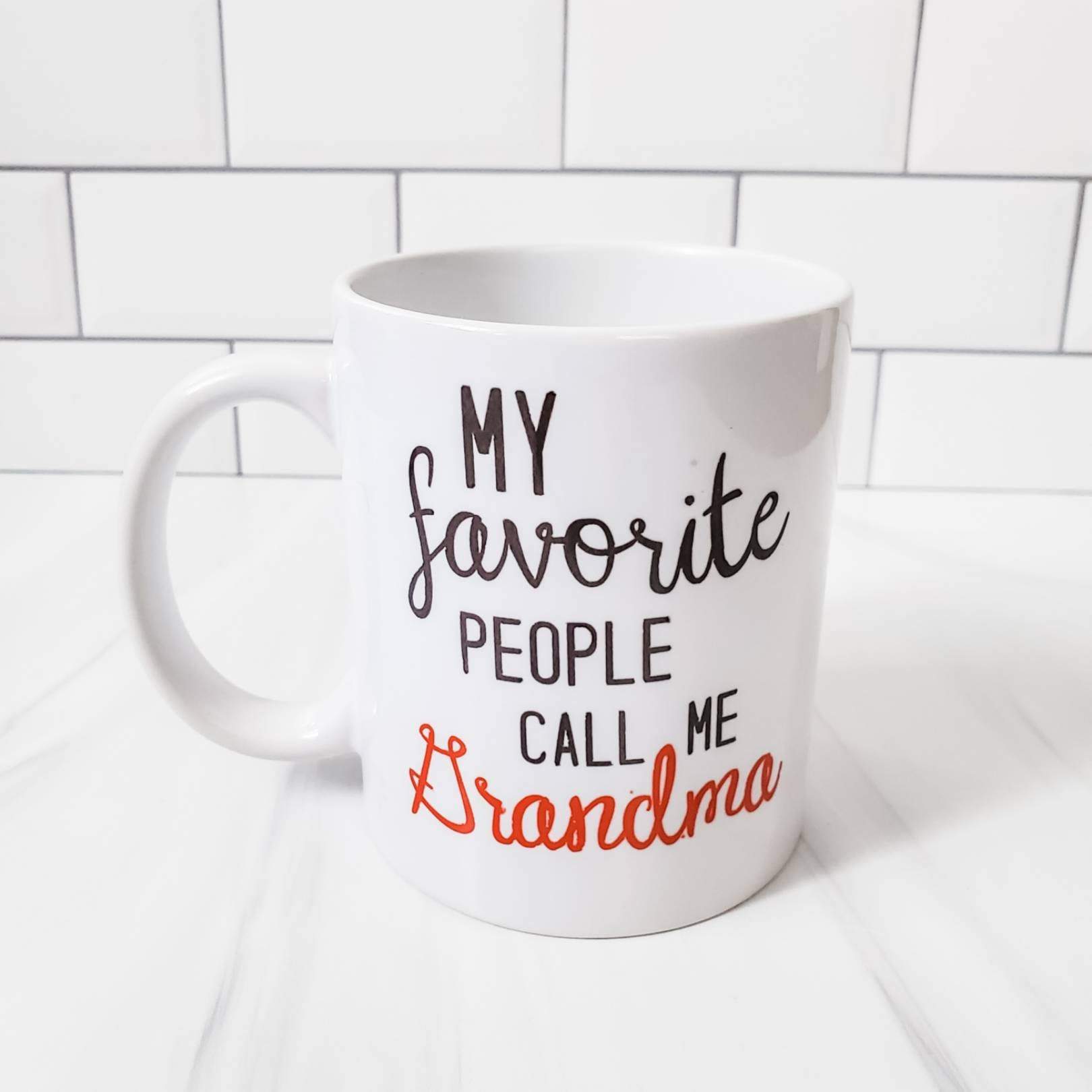 GRANDMA AND GRANDPA Personalized Coffee Mugs